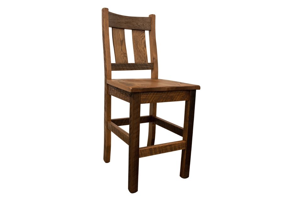 Reclaimed Oak Counter-Height Chair