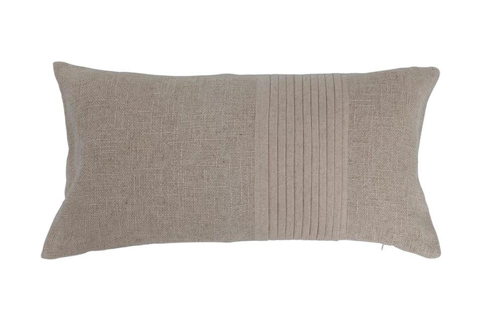 Pleated Lumbar Pillow