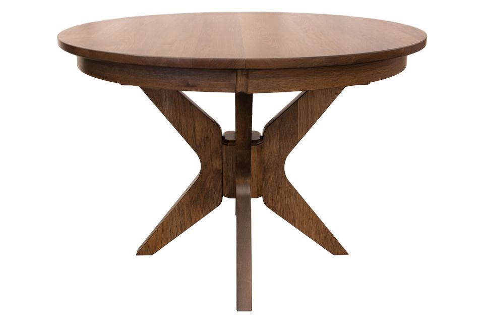 Round Hickory Dining Table