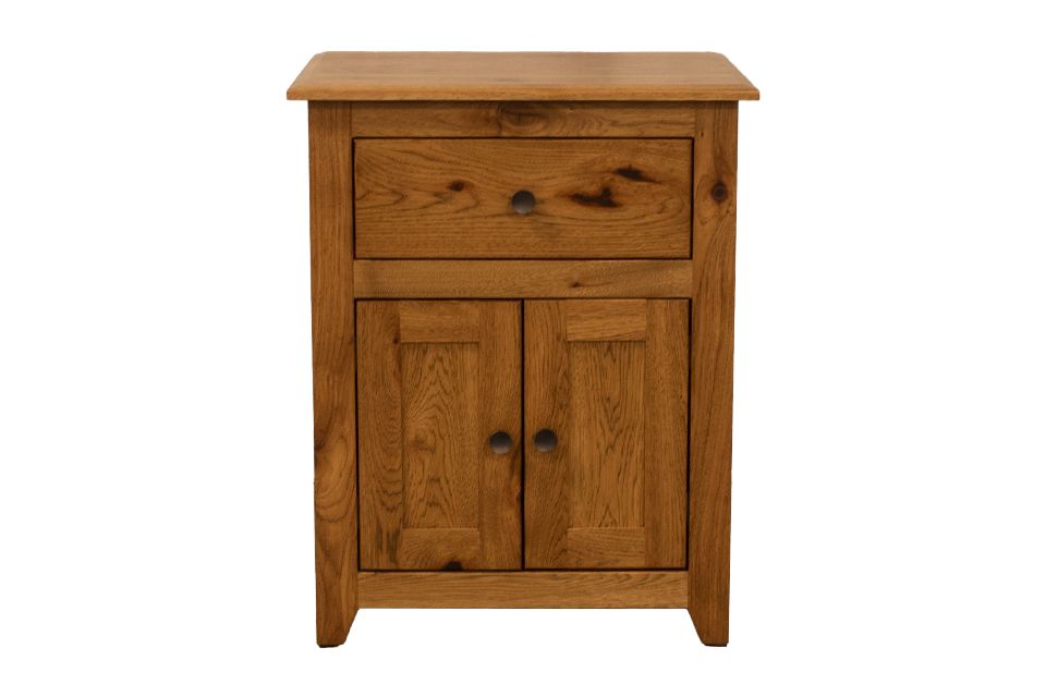 Rustic Hickory Night Stand