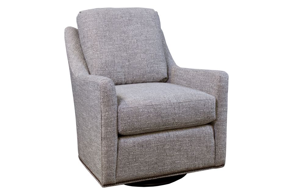 Smith Brothers Upholstered Swivel Glider