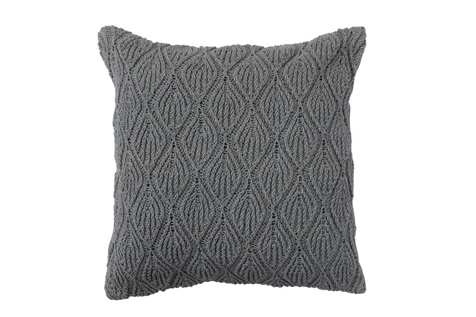 Dimond Pattern Woven Pillow