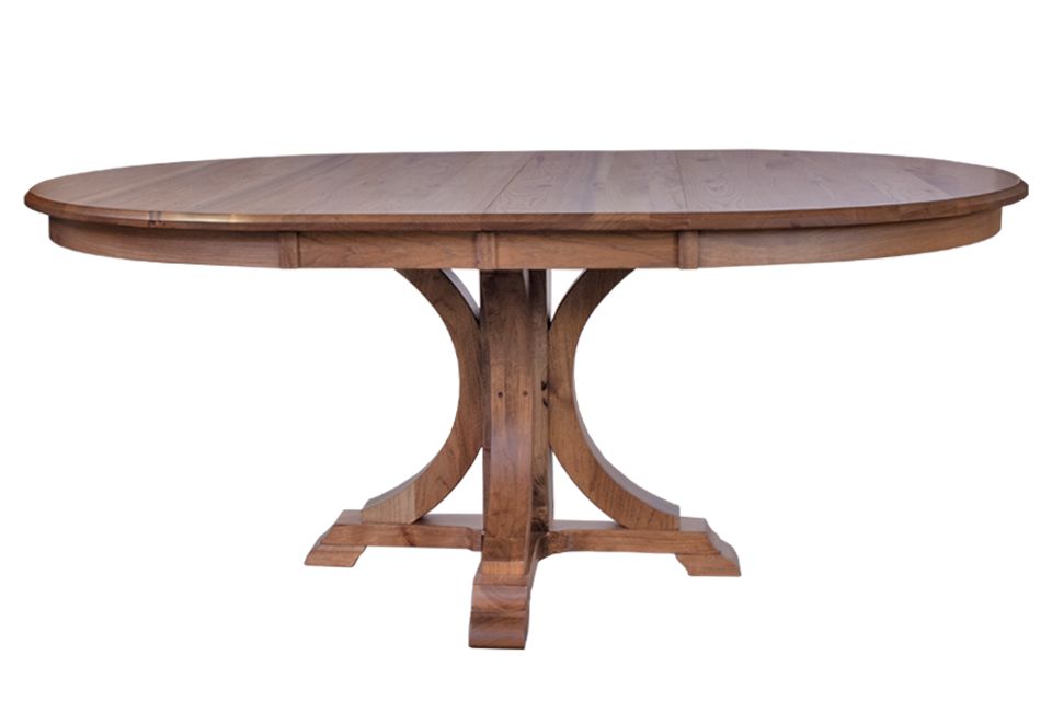 Rustic Hickory Dining Table 
