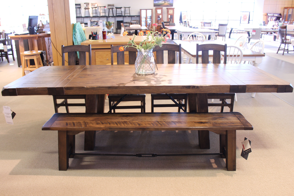 COUNTRY SETTLERS TRESTLE      TABLE