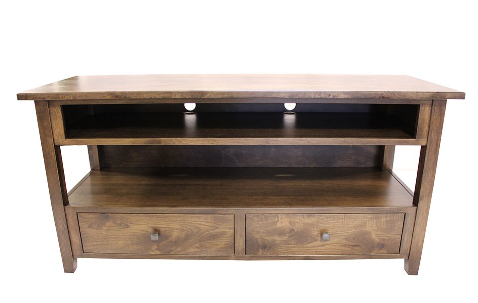 Rustic Hickory Media Console