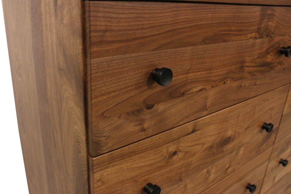 Rustic Walnut Dresser