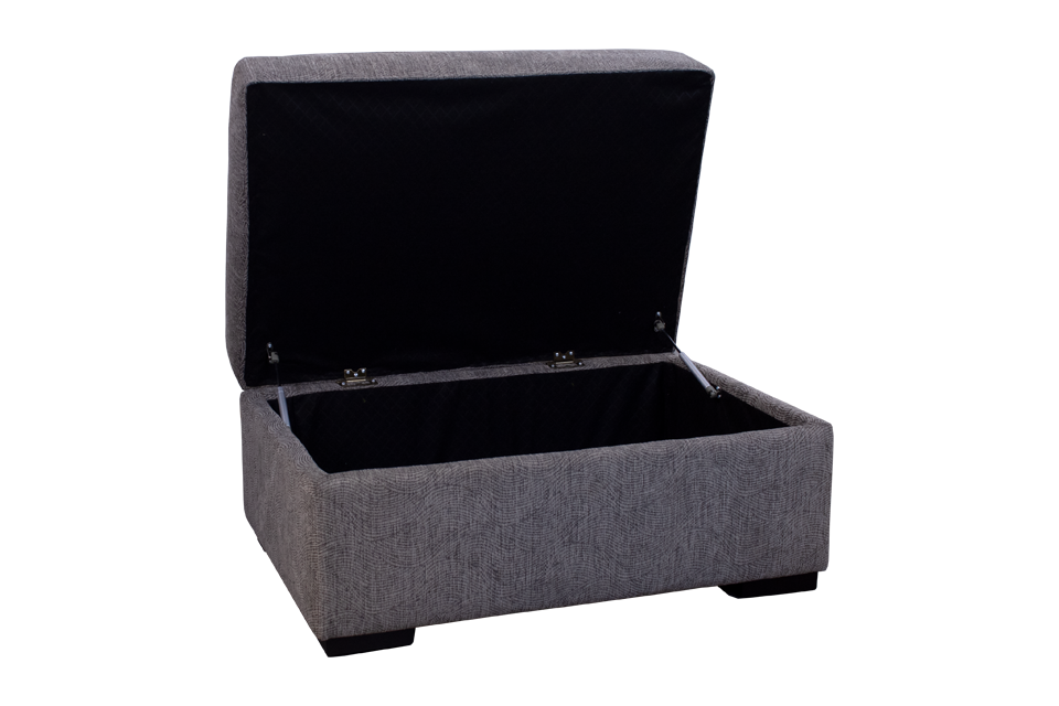 Decor-Rest Upholstered Storage Ottoman