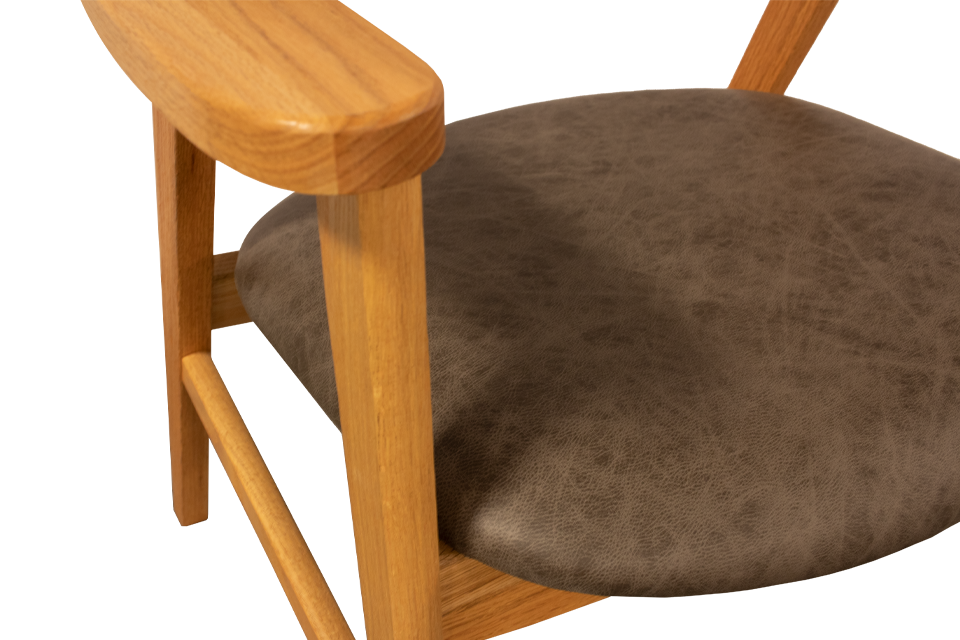 Oak Accent Chair