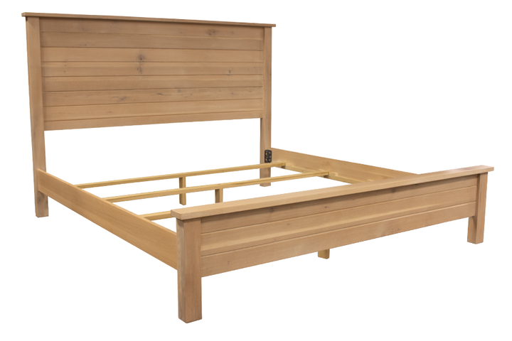 Rustic Quartersawn White Oak King Bed