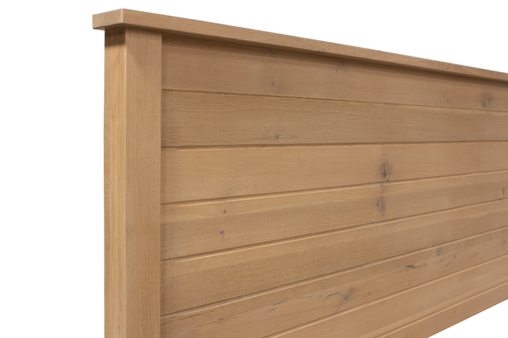 Rustic Quartersawn White Oak King Bed