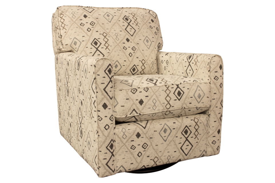 Decor-Rest Upholstered Swivel Glider