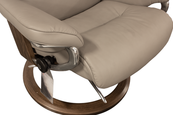 Ekornes Stressless Sunrise Recliner And Ottoman