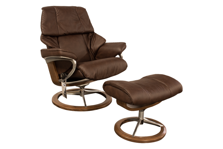 Ekornes Stressless Reno Recliner And Ottoman