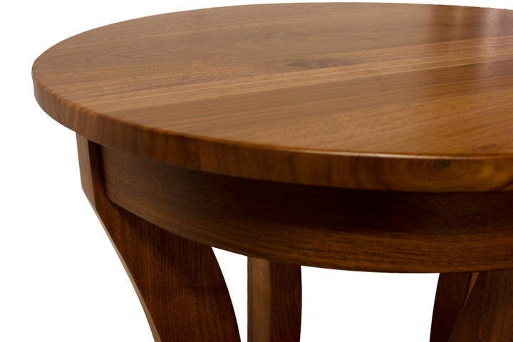 Rustic Walnut End Table