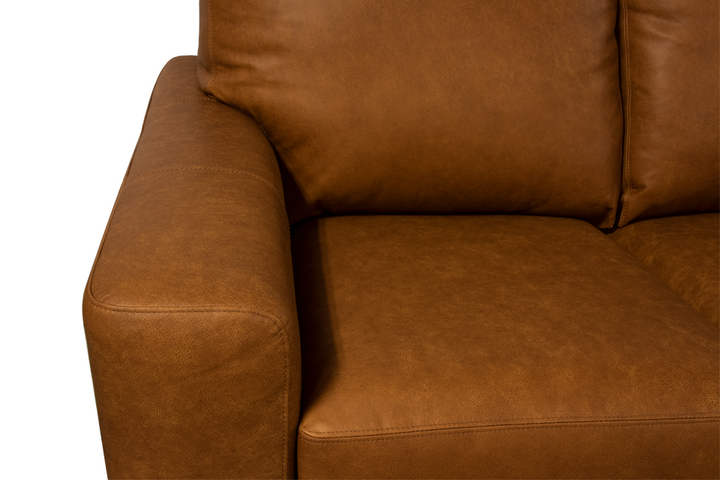 Decor-Rest Leather Loveseat