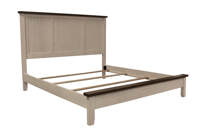 Oak Two-Tone King Bed