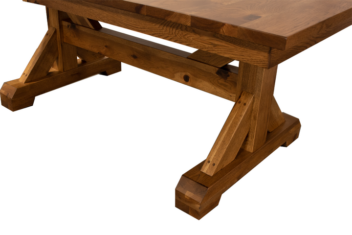 Rustic Hickory Dining Table