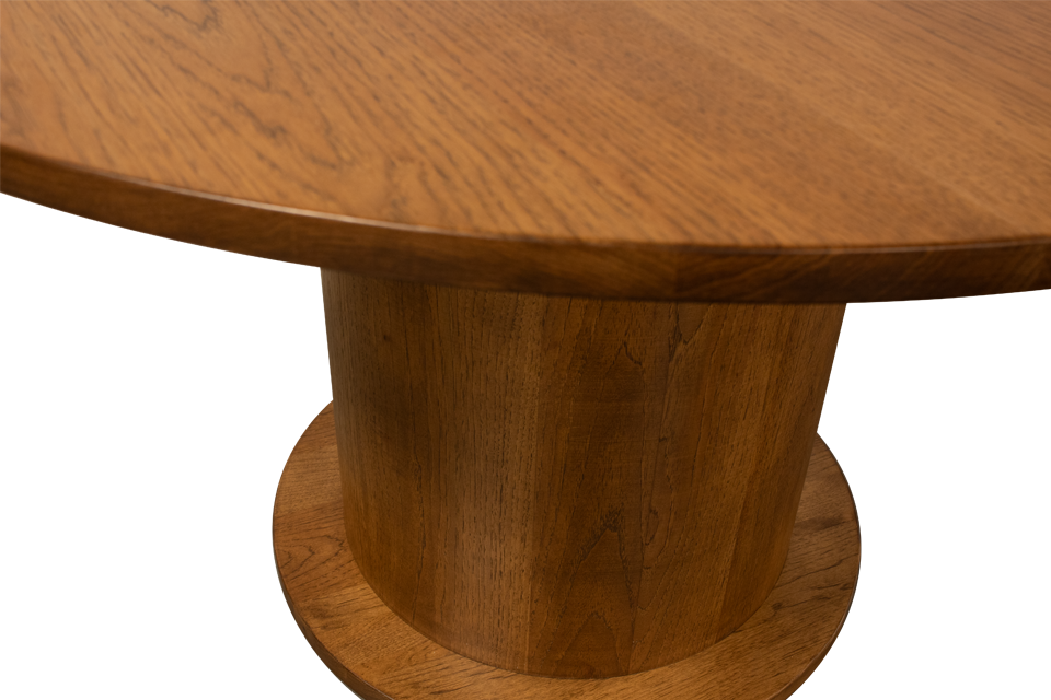 Round Hickory Dining Table