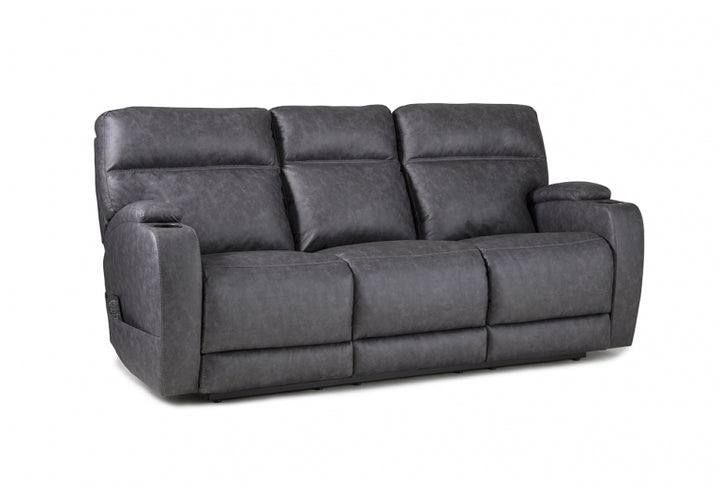 HomeStretch Upholstered Power Reclining Sofa