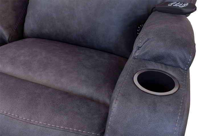 HomeStretch Upholstered Power Reclining Sofa