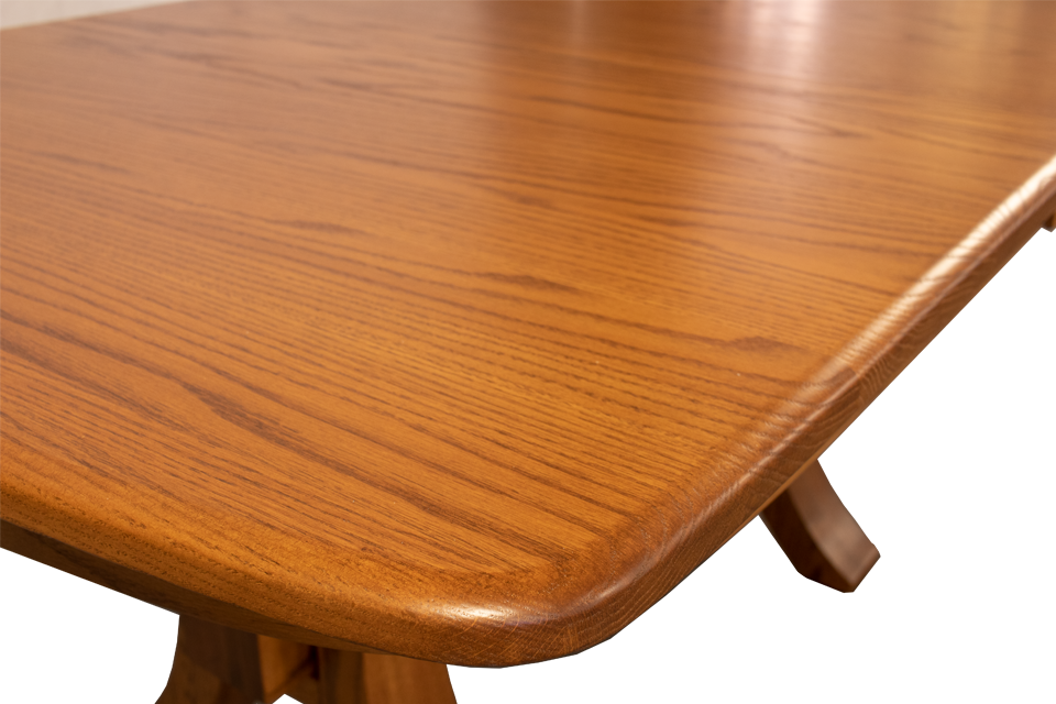 Oak Double Pedestal Dining Table