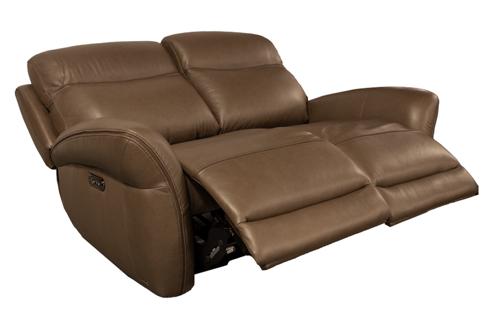 Violino Leather Power Loveseat