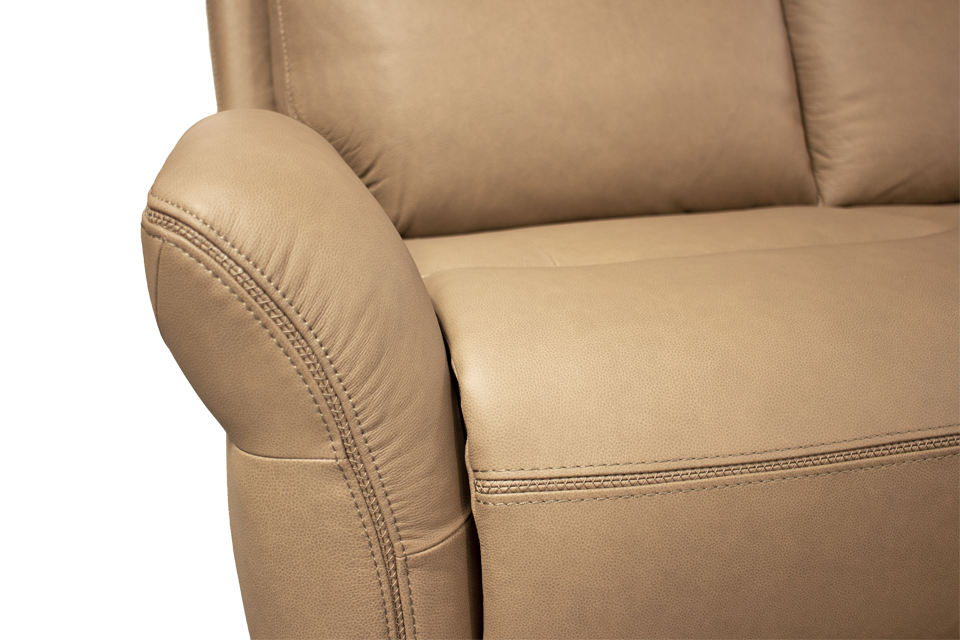 Violino Leather Power Loveseat