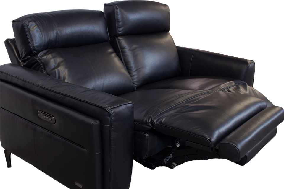 Violino Leather Power Reclining Loveseat