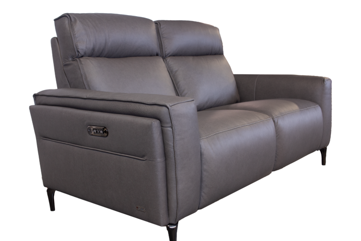 Violino Leather Power Reclining Loveseat