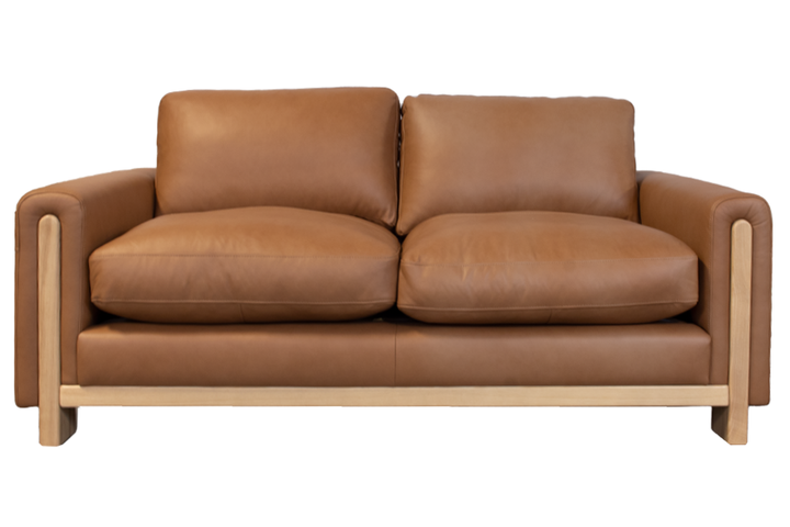 Kuka Leather Loveseat