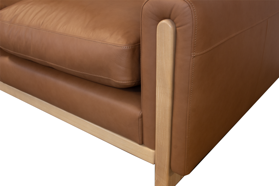 Kuka Leather Loveseat