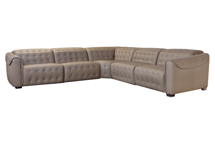 Violino Leather Reclining Sectional