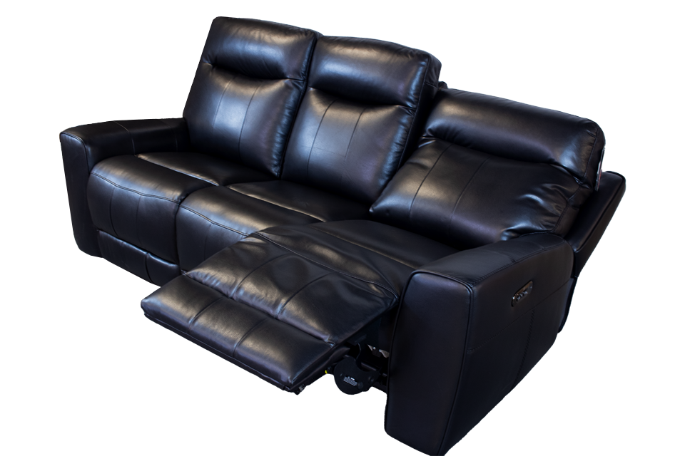 Violino Power Reclining Leather Sofa