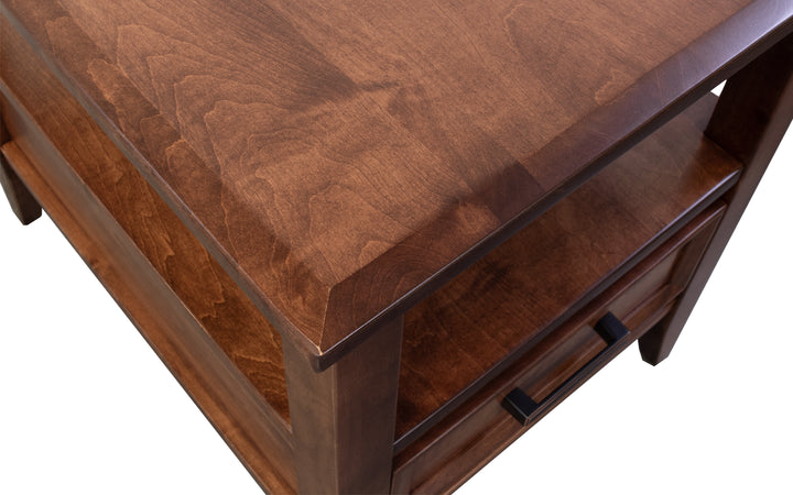 Brown Maple End Table