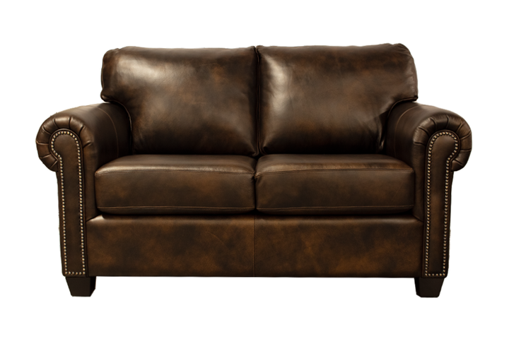 Decor-Rest Leather Loveseat