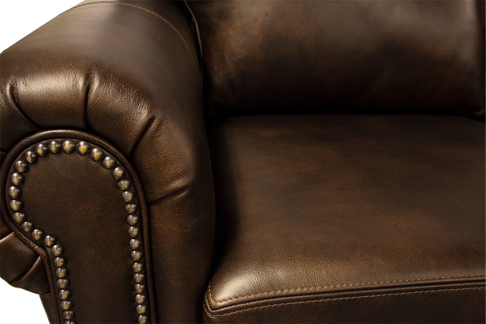 Decor-Rest Leather Loveseat