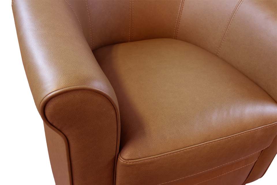 Violino Leather Swivel Chair