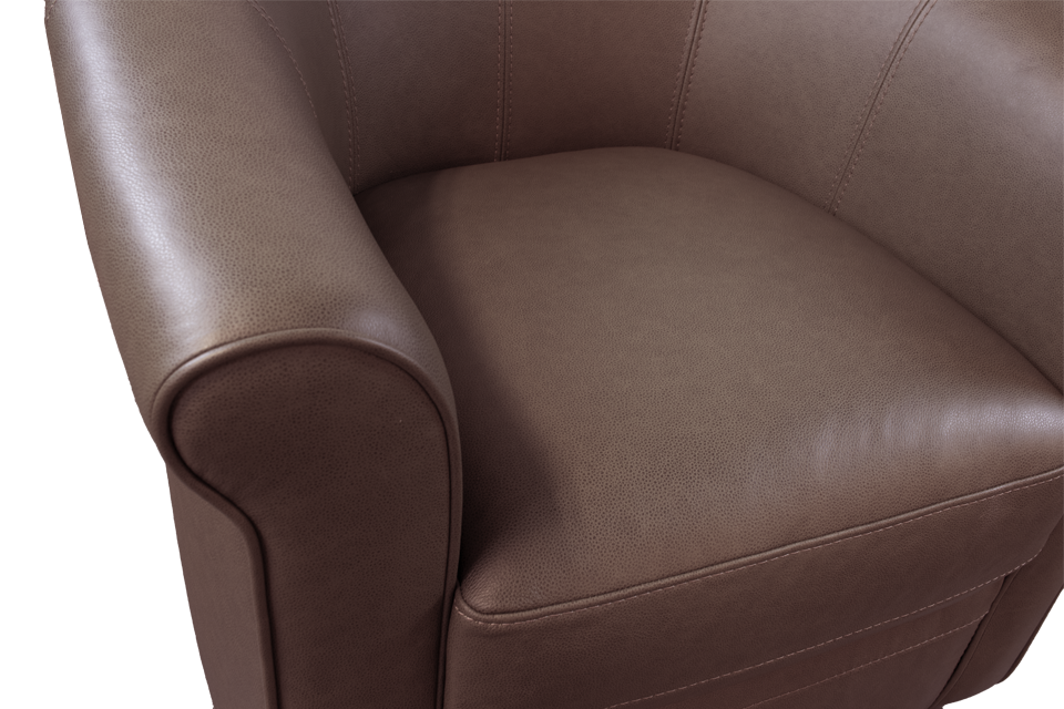 Violino Leather Swivel Chair