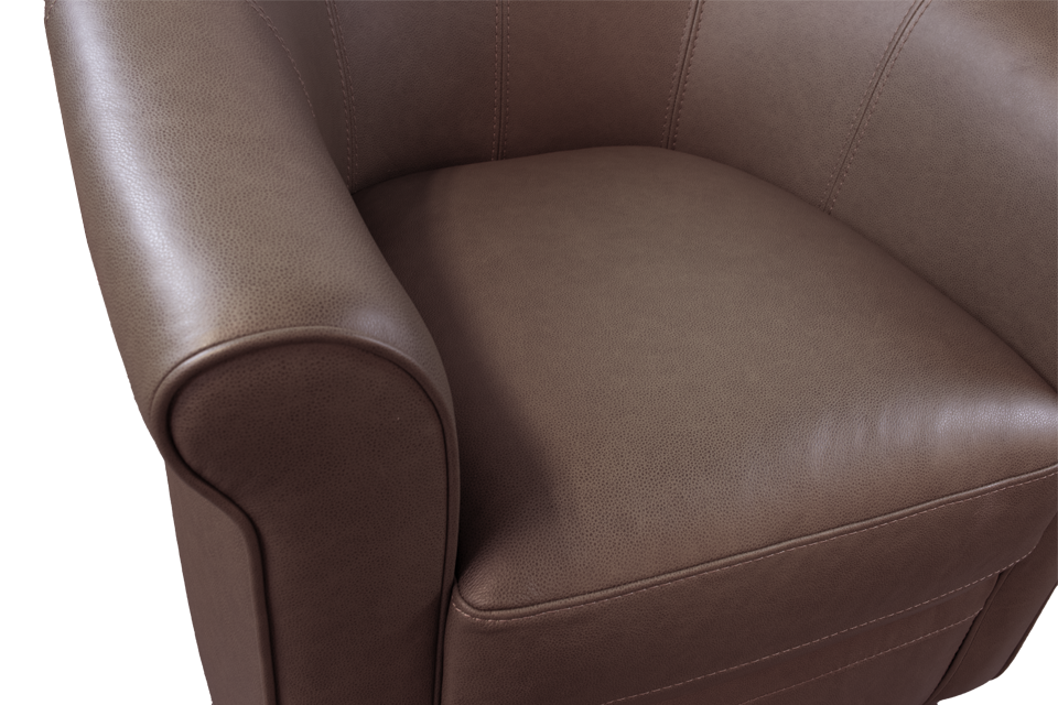 Violino Leather Swivel Chair