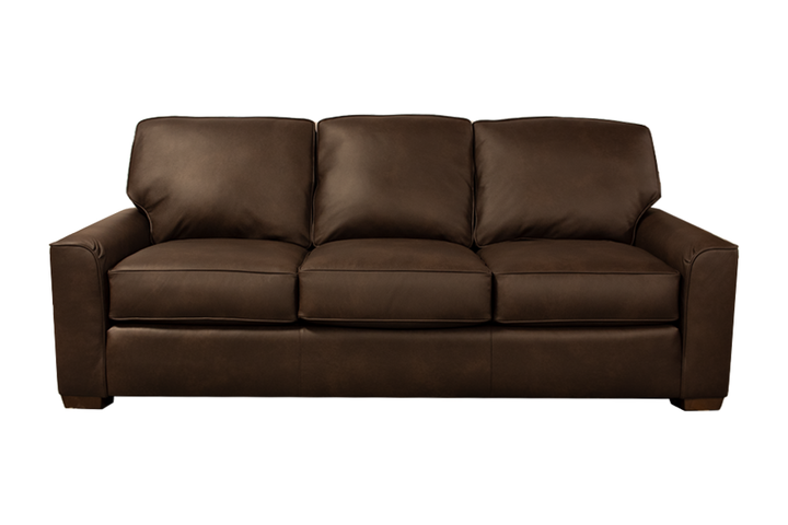 Smith Brothers Leather Sofa