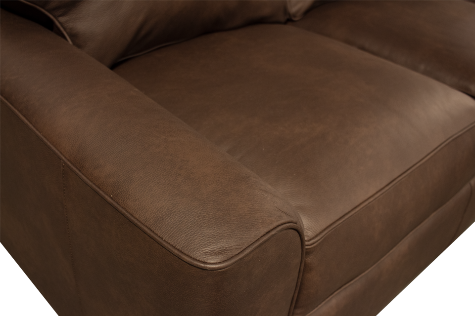 Smith Brothers Leather Sofa