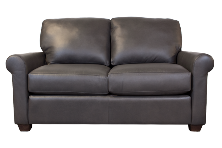 Smith Brothers Leather Loveseat