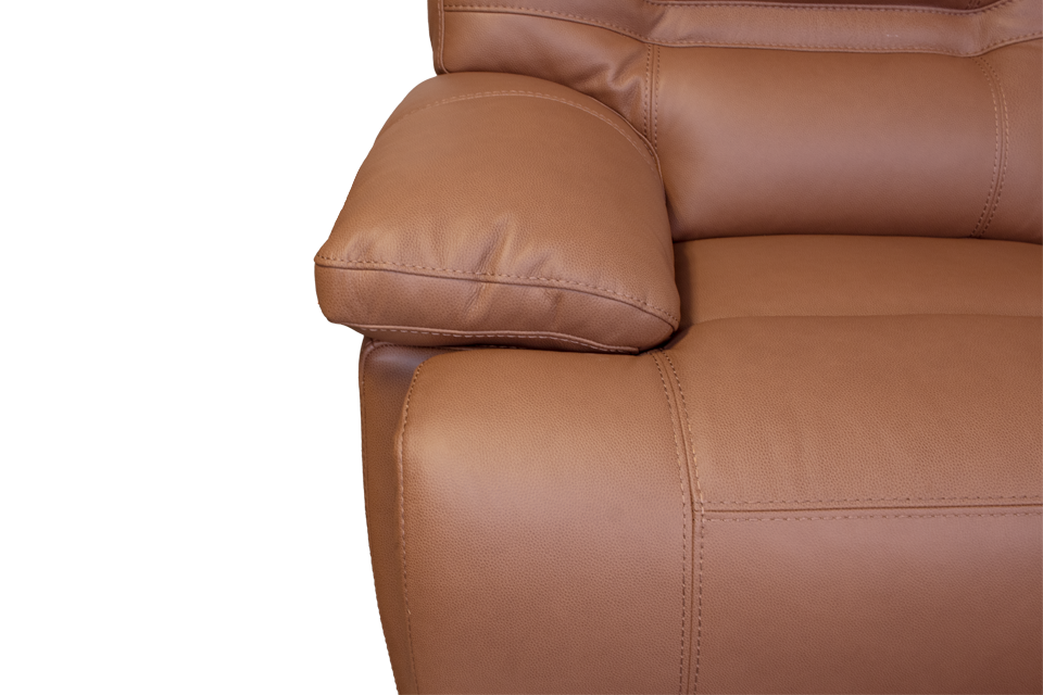 Violino Leather Power Loveseat