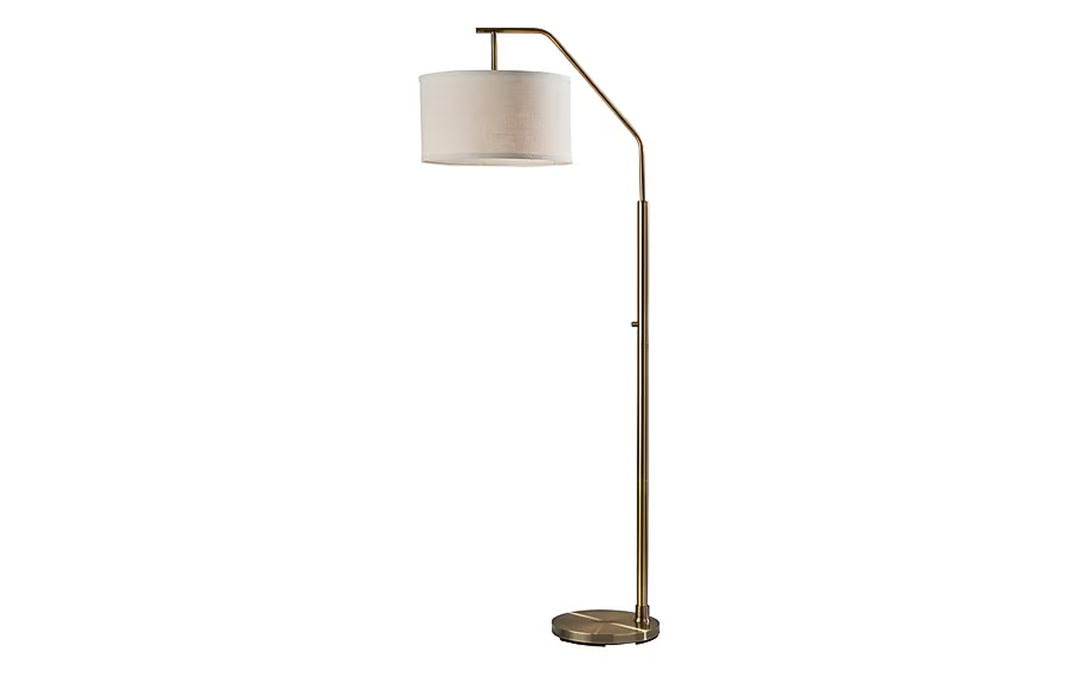 Max Floor Lamp - Antique Brass