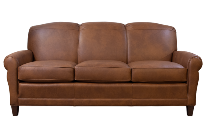 Smith Brothers Leather Sofa