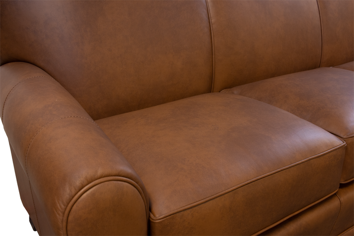 Smith Brothers Leather Sofa