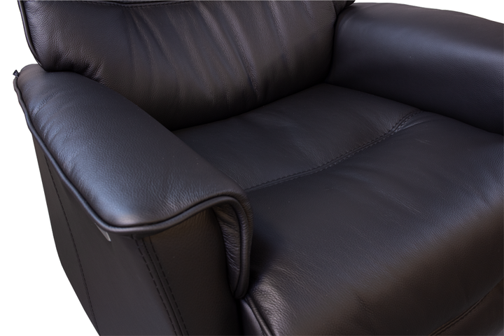 Fjords Leather Swivel Power Recliner