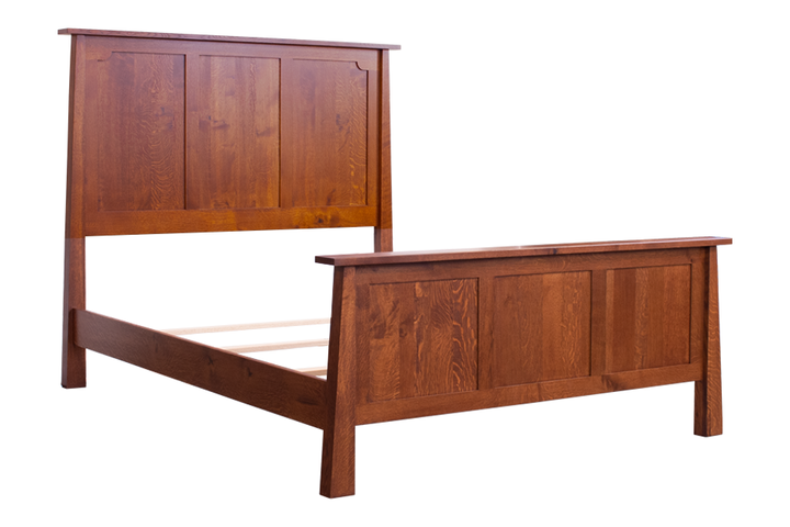 Quartersawn White Oak Queen Bed