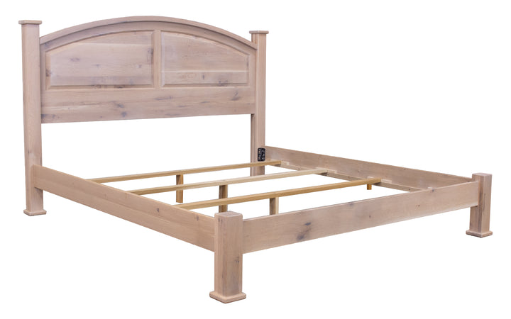 Rustic Quartersawn White Oak King Bed