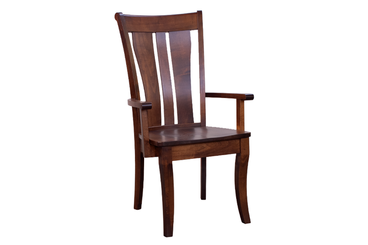 Brown Maple Arm Chair